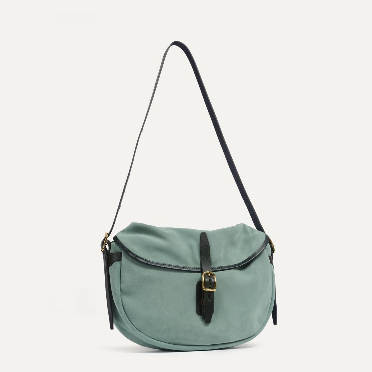 Margot half moon fisherman's bag - Jade green (image n°1)