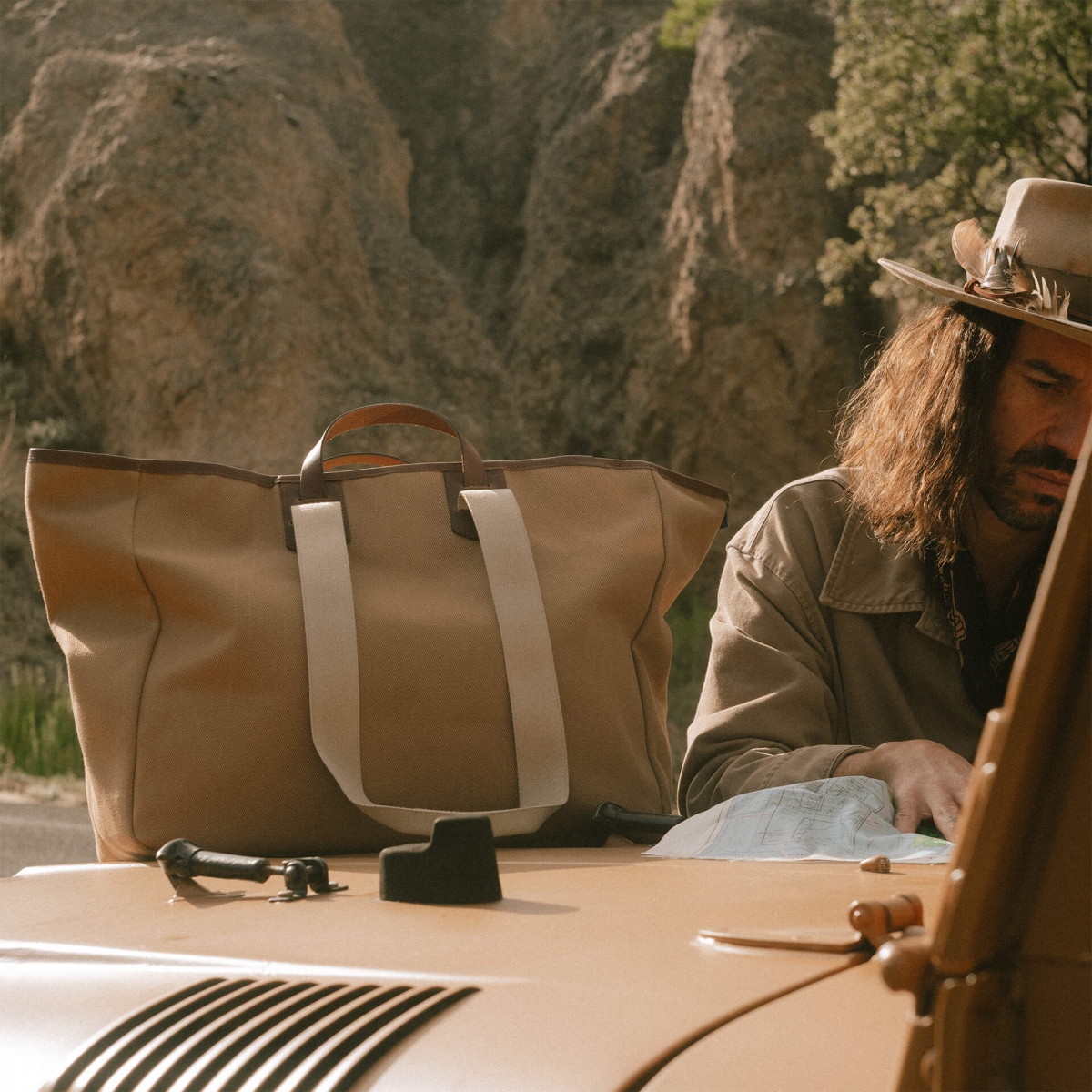 Cabas 48h Mélo - Camel (image n°6)