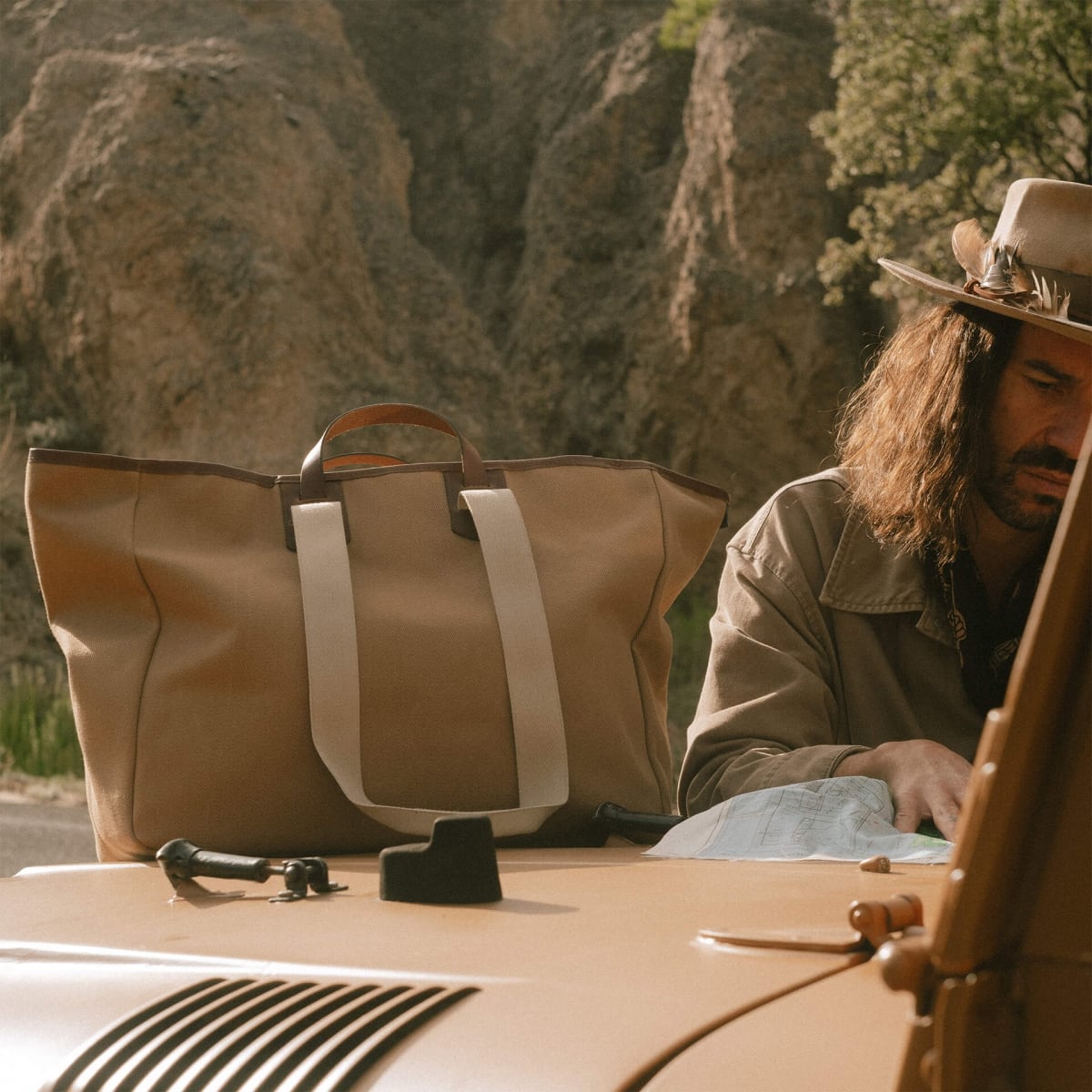 Mélo 48H Tote Bag  - Camel (image n°6)