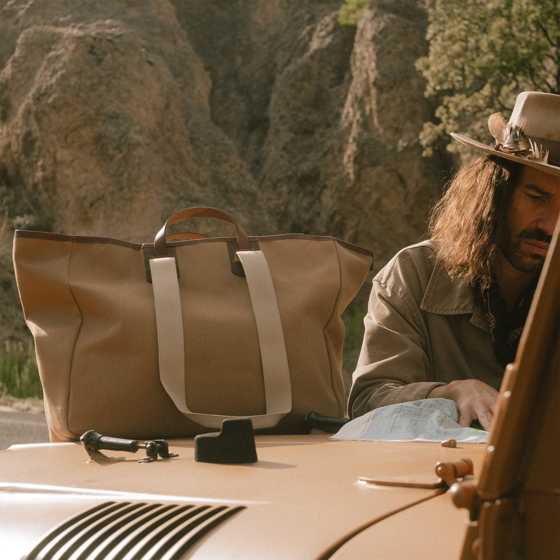 Cabas 48h Mélo - Camel (image n°6)