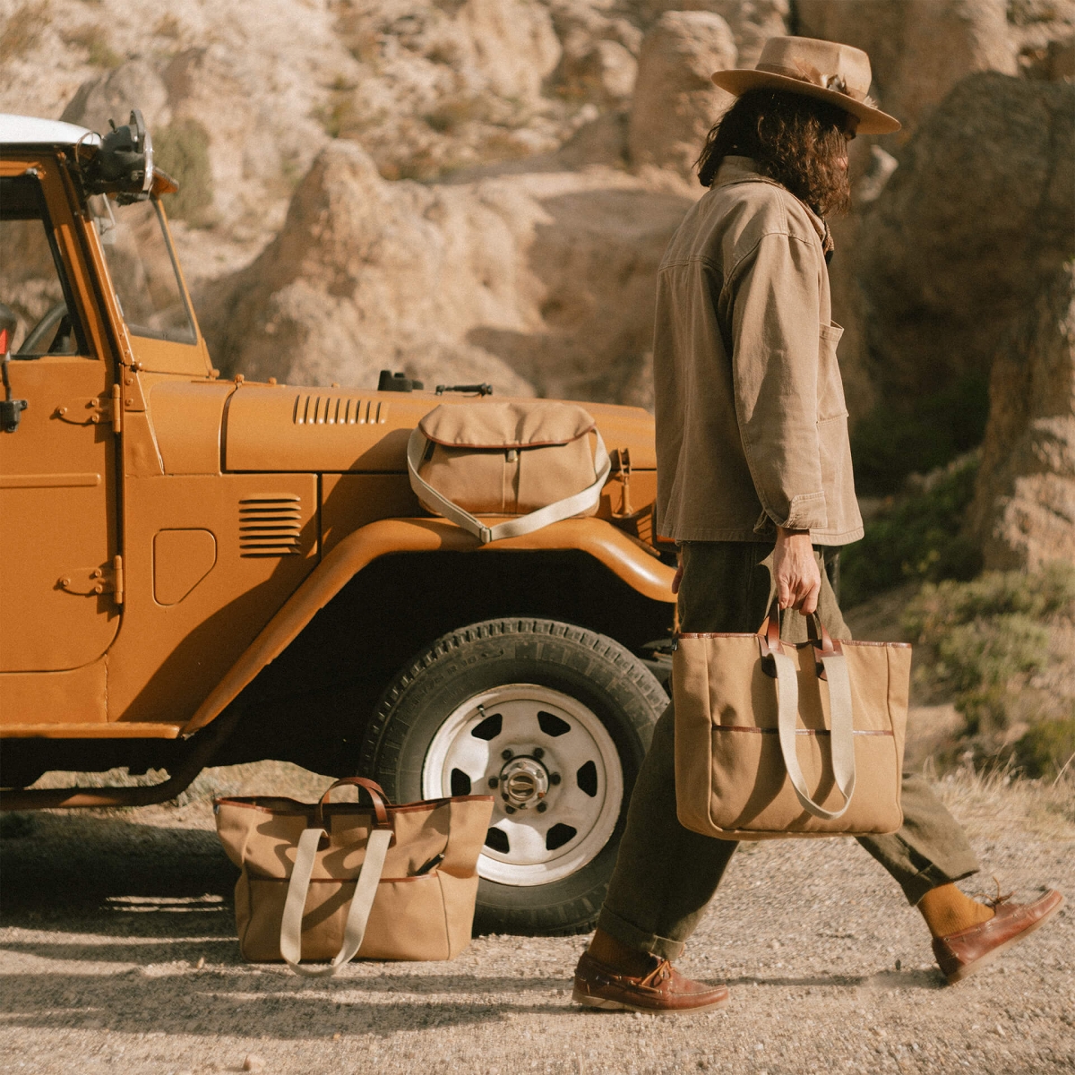 Einkaufstasche 48H Mélo - Kamel (image n°7)