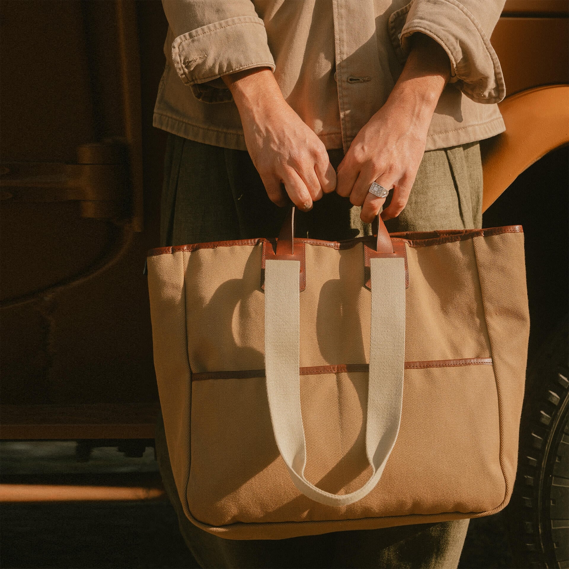 Meline Tote Bag - Camel BM (image n°5)