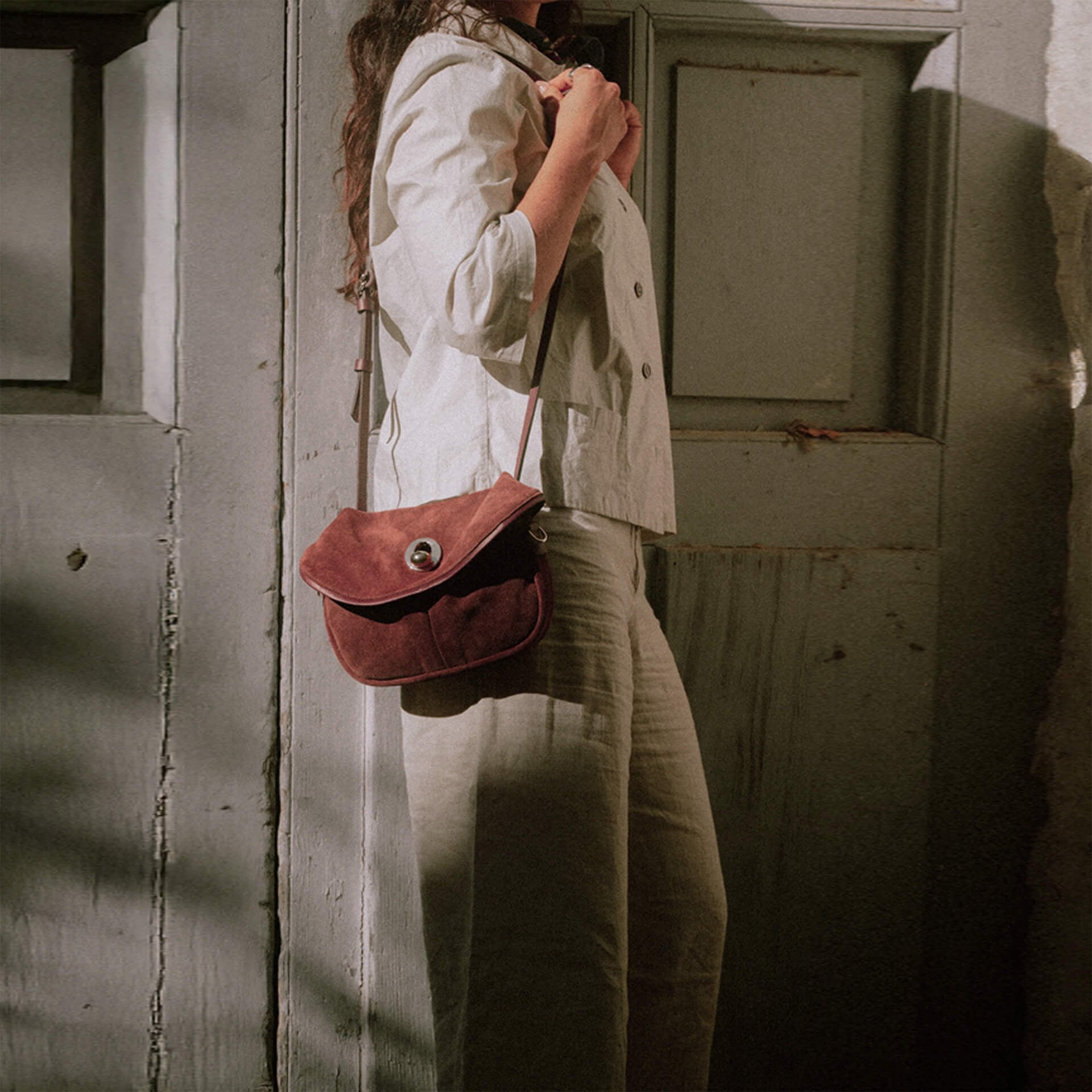 Mini sac Jane - Marron Rubis (image n°7)