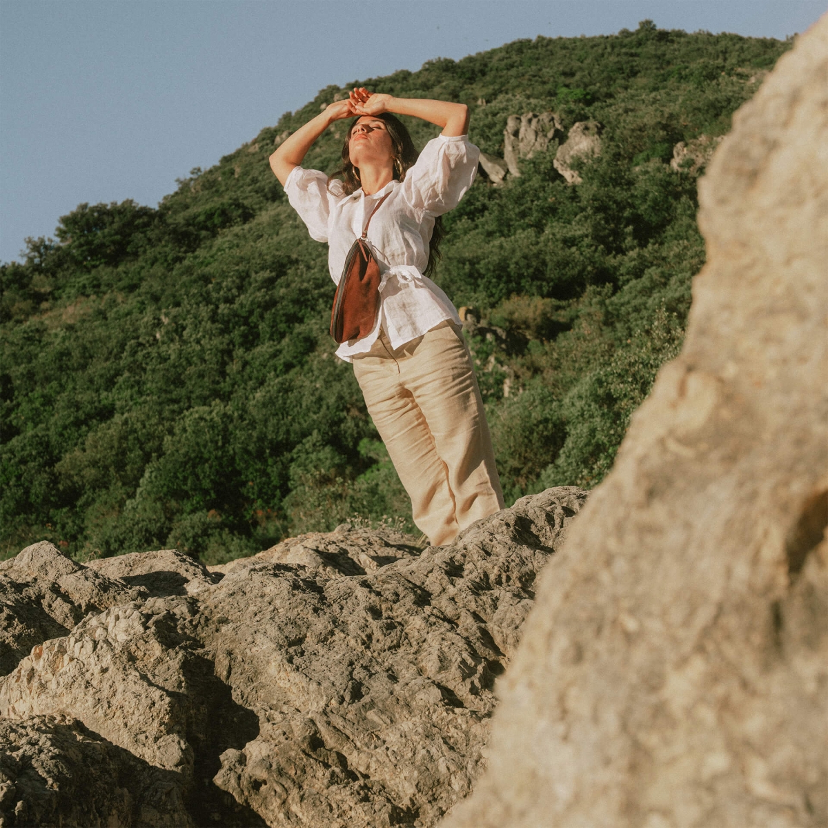 Bea Damen Gürteltasche - Ruby Braun (image n°5)