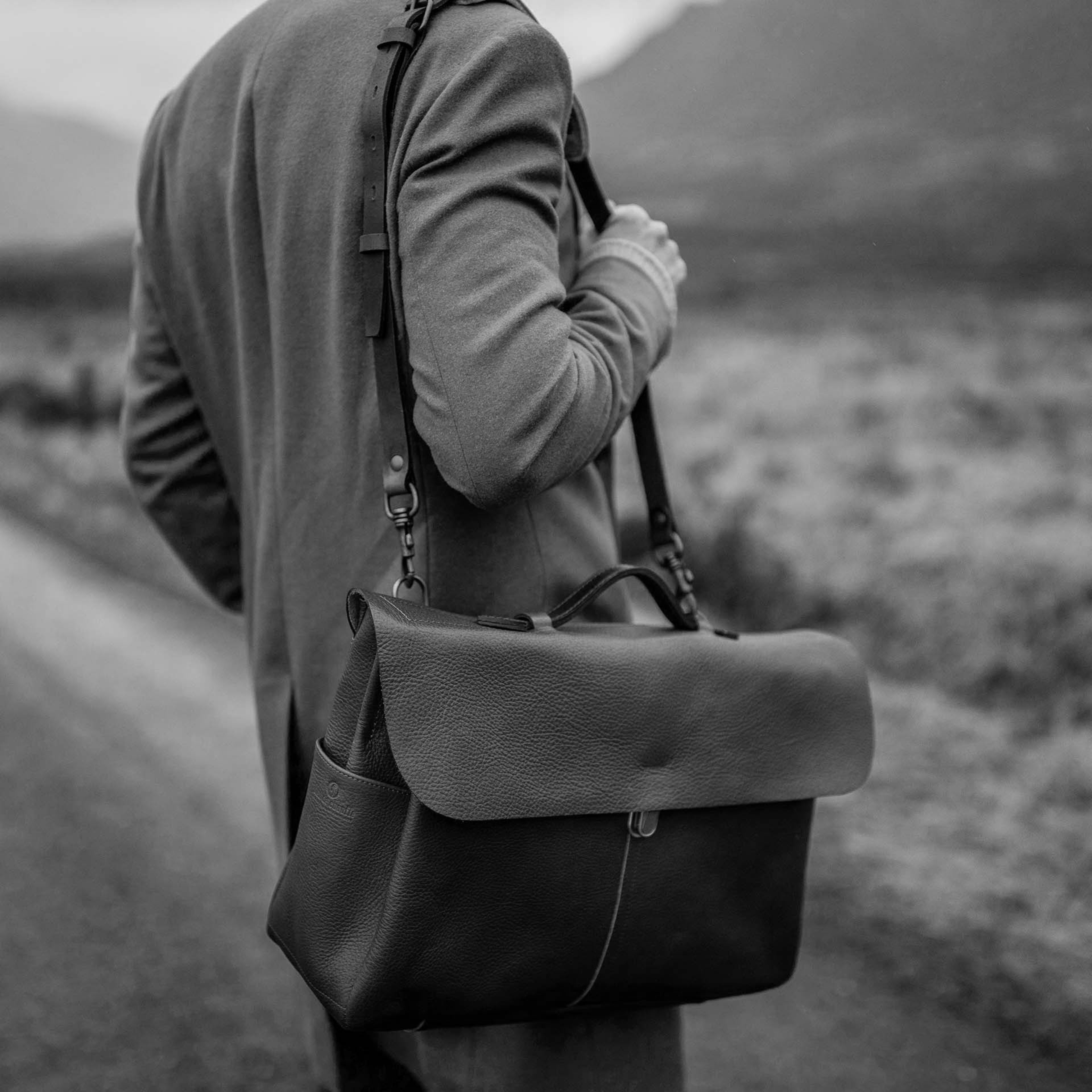 Satchel bag Charles - Black (image n°6)