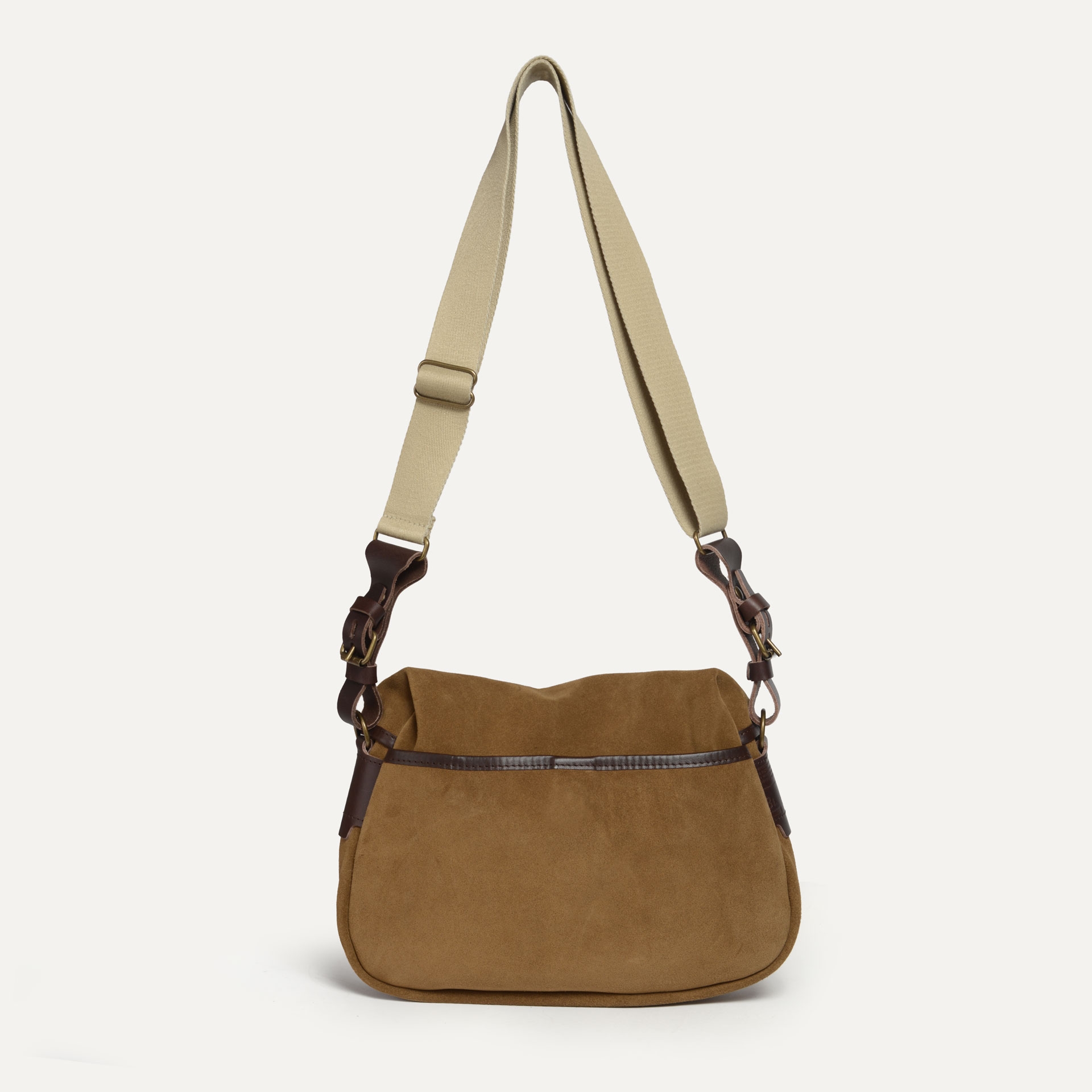 Bolsa de pesca XS / Cuero aterciopelado - Marrón avellana (imagen n.º 4)