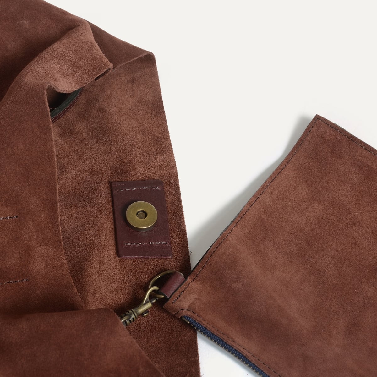 Sac souple double porté Mission - Marron Rubis (image n°3)