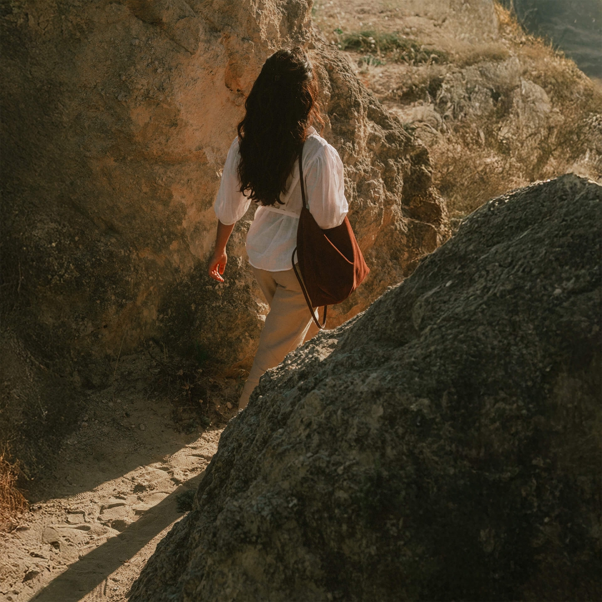 Weiche Doppeltragetasche Mission - Rubinbraun (image n°5)