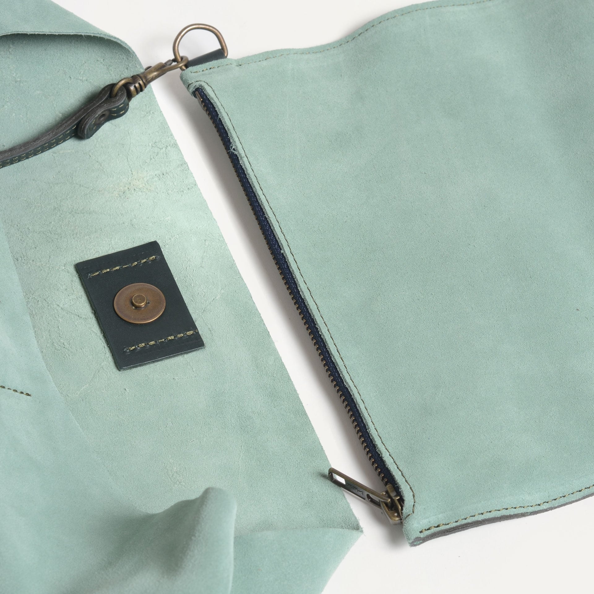 Multi way Mission Shoulder bag - Jade Green (image n°3)