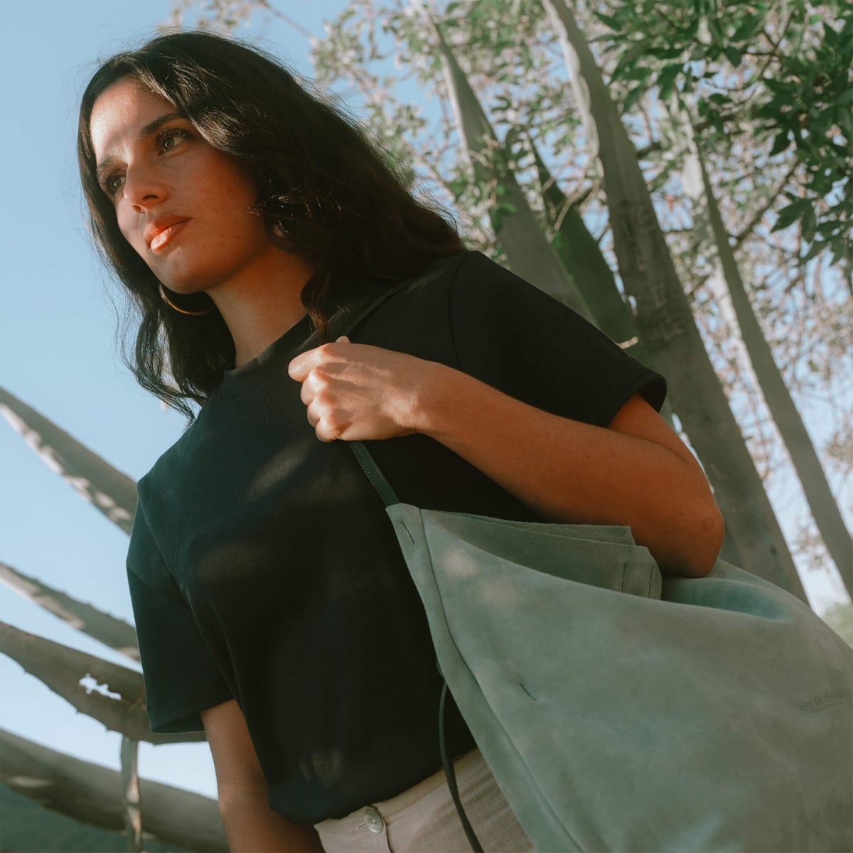 Multi way Mission Shoulder bag - Jade Green (image n°7)