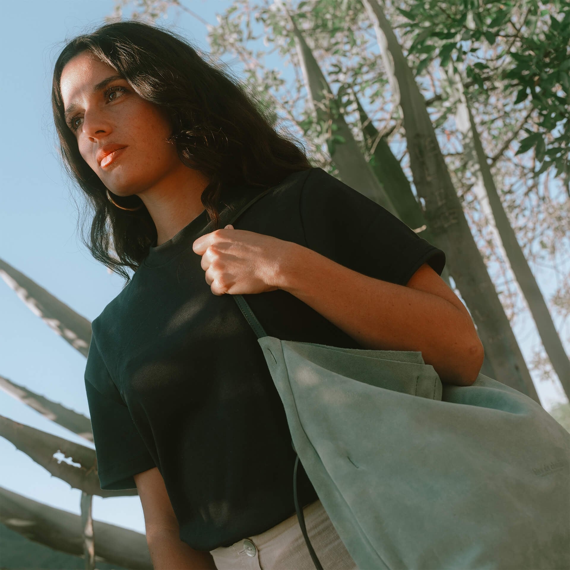 Multi way Mission Shoulder bag - Jade Green (image n°7)