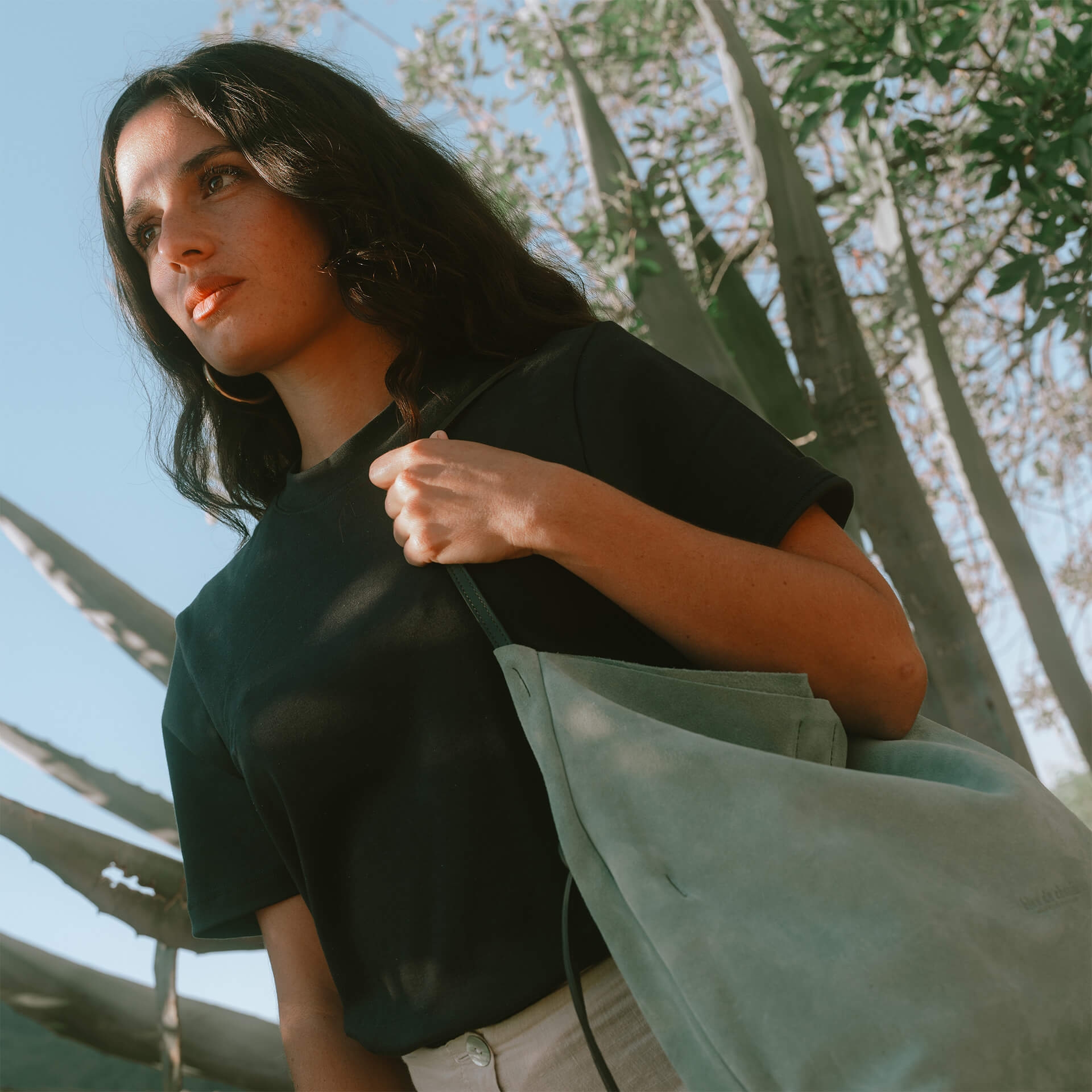 Sac souple double porté Mission - Vert Jade (image n°7)