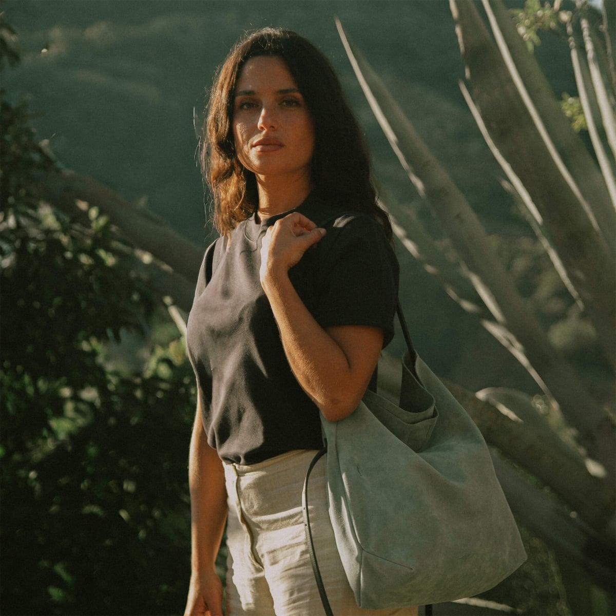 Multi way Mission Shoulder bag - Jade Green (image n°5)