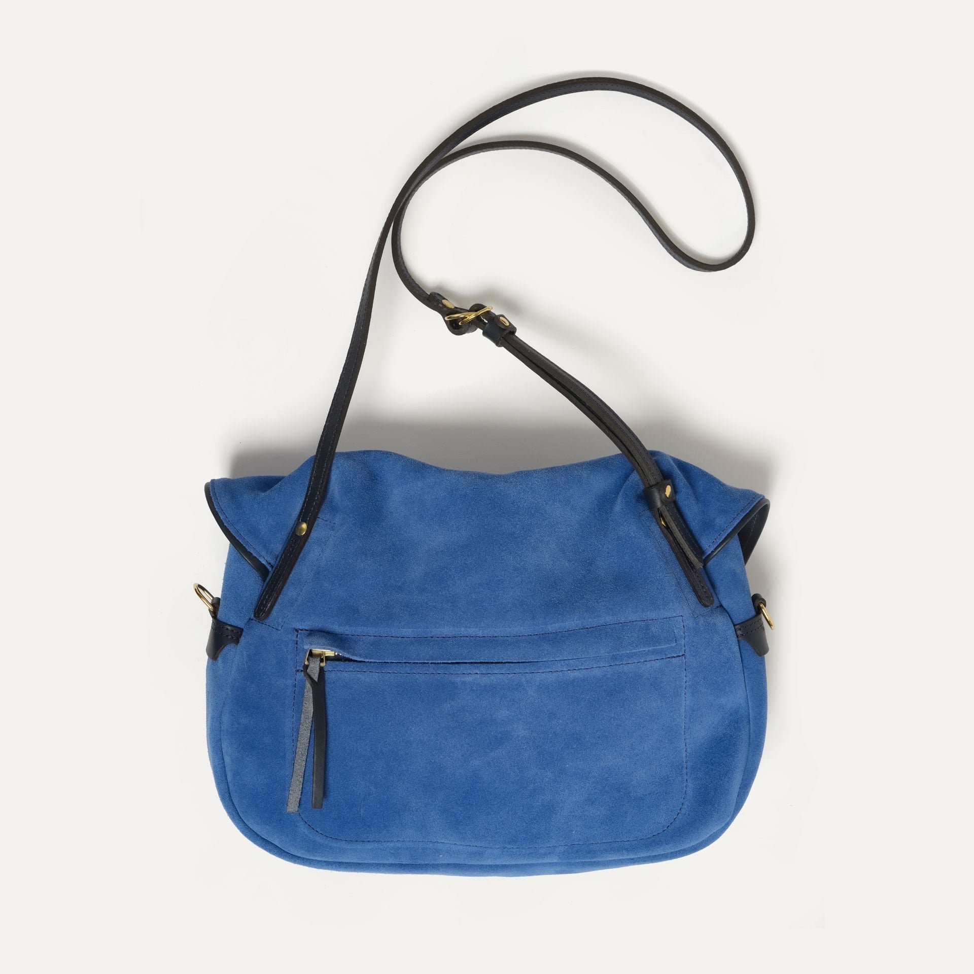 Soft musette S Janice - Agate blue (image n°3)
