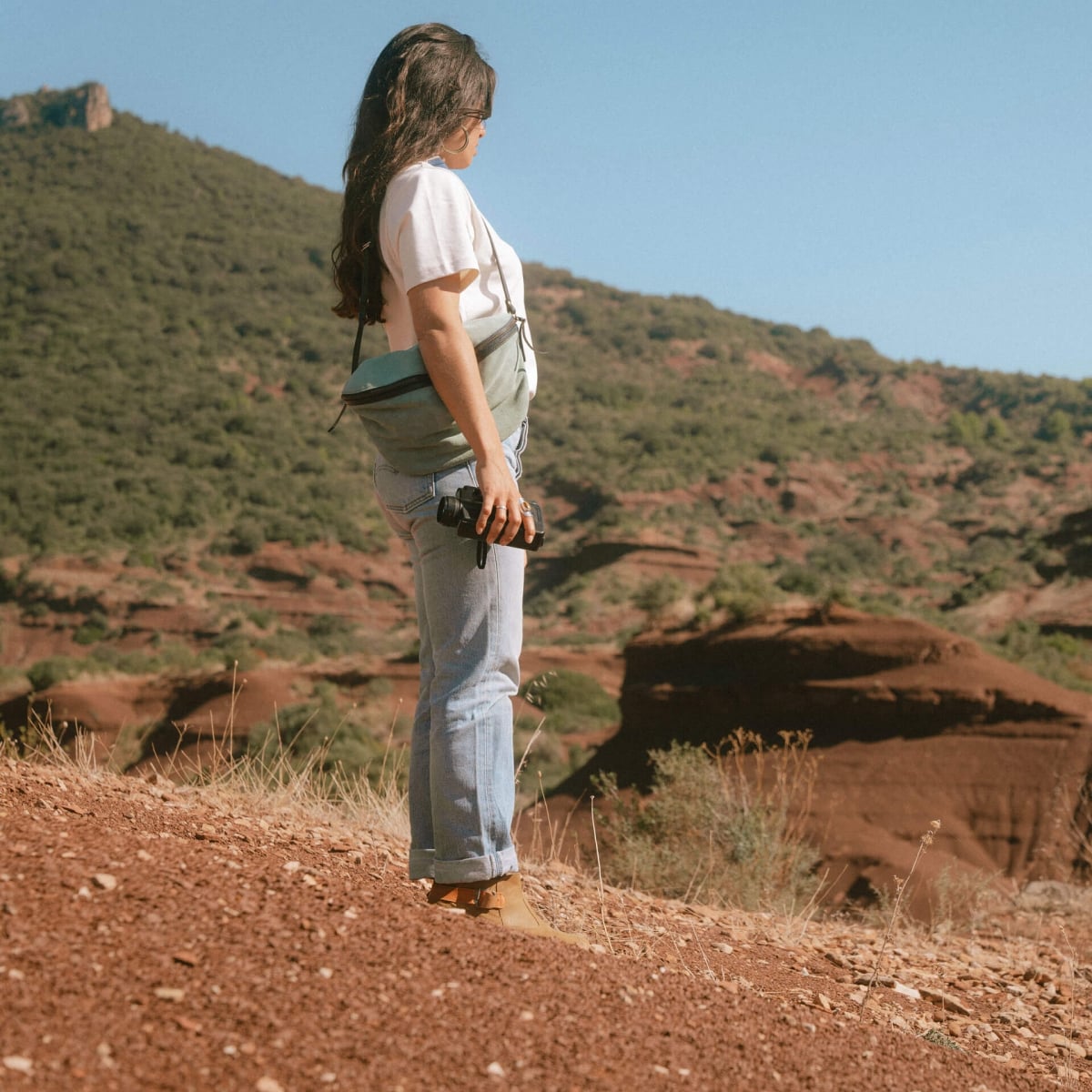 Bea XL Damen Gürteltasche - Jadegrün (image n°8)