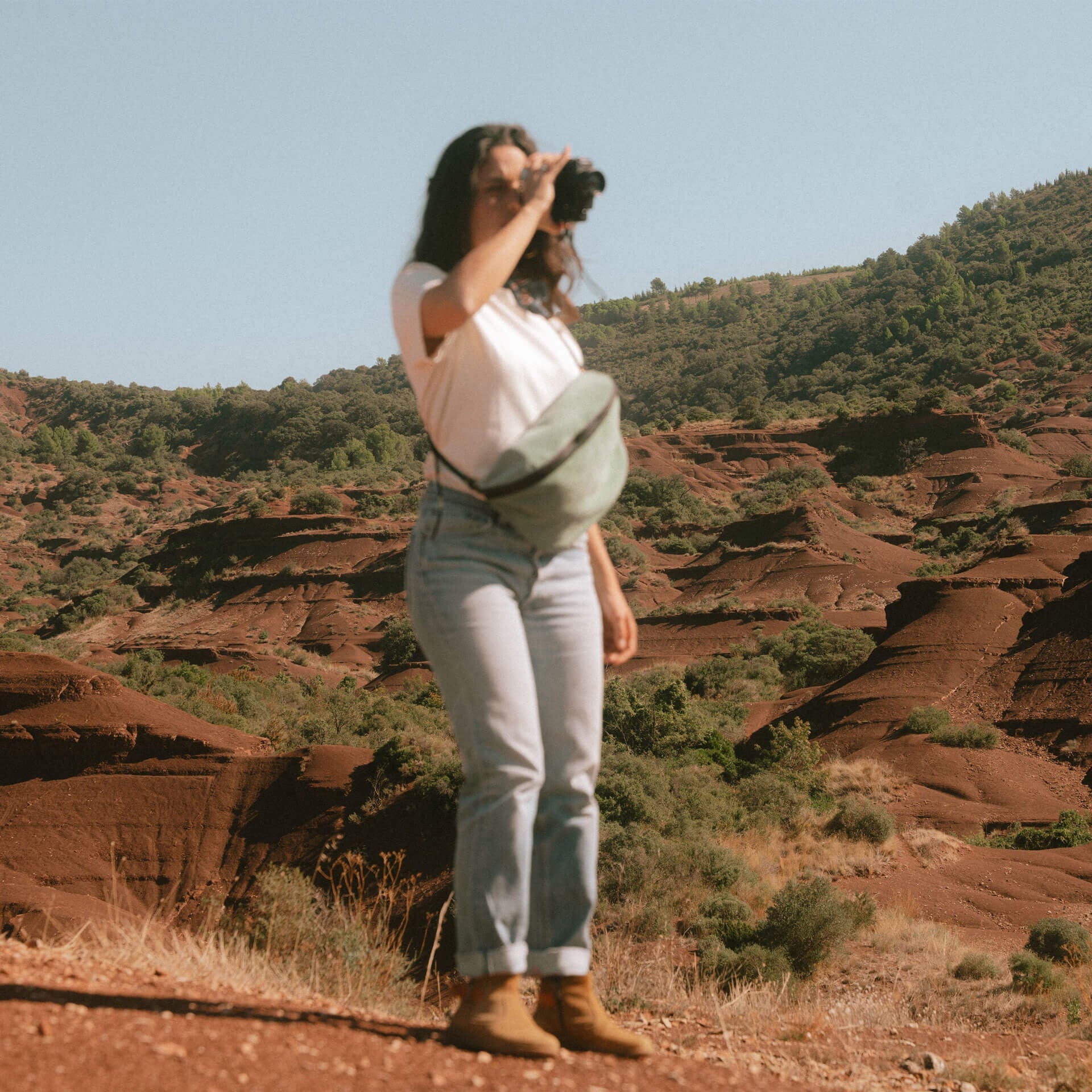 Bea XL Damen Gürteltasche - Jadegrün (image n°5)