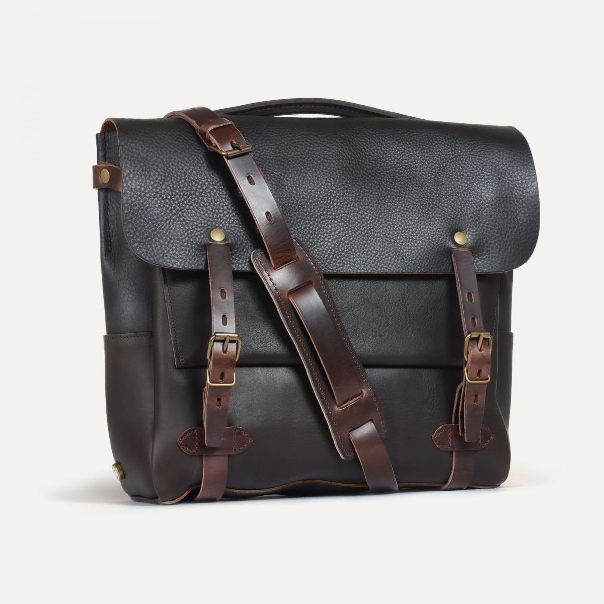 Sac Postier Eclair L - Marron Brun (image n°3)