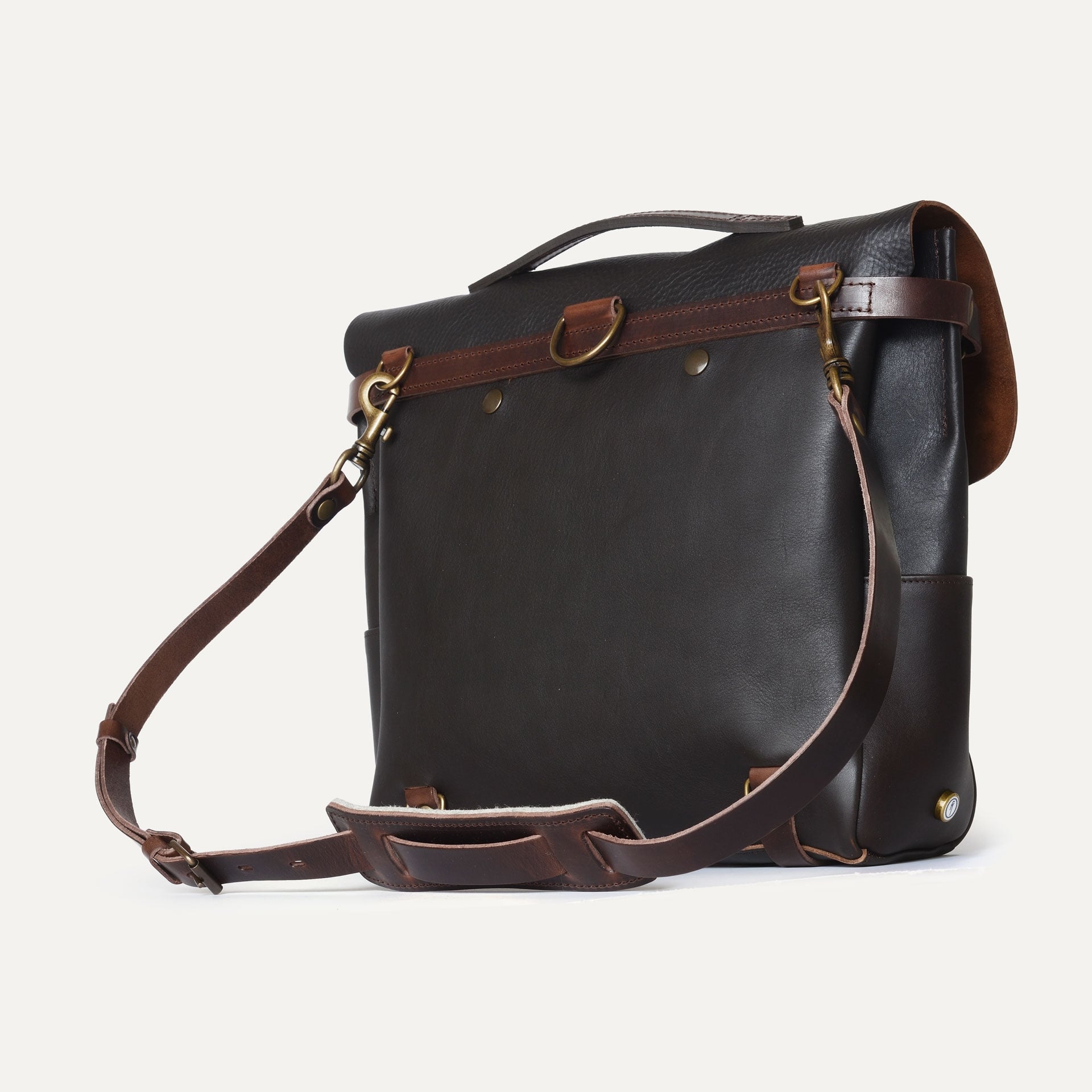 Sac Postier Eclair L - Marron Brun (image n°4)