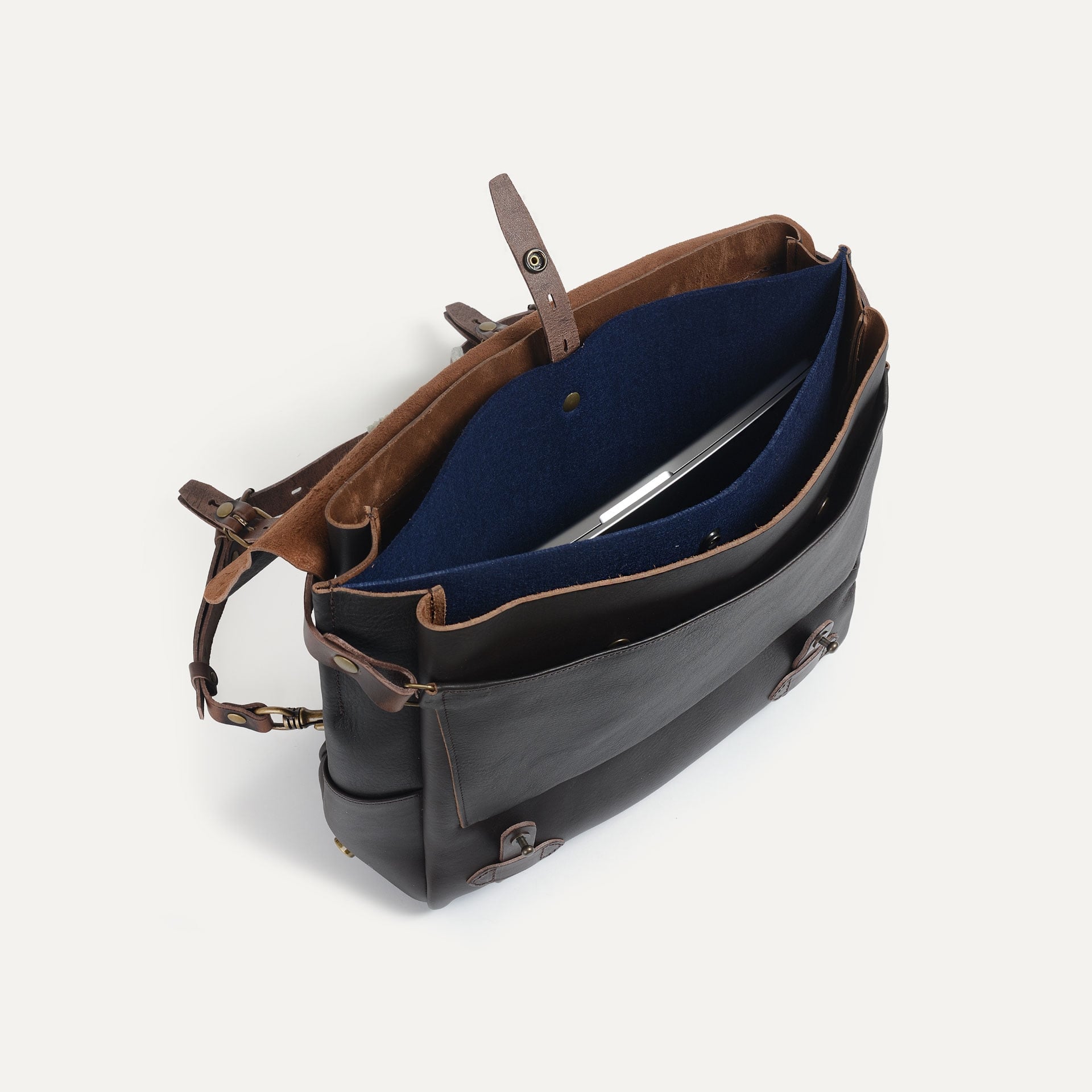 Sac Postier Eclair L - Marron Brun (image n°5)