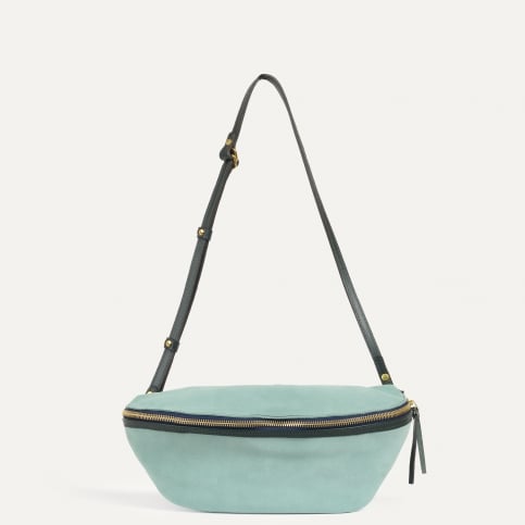 Bea Belt bag / Suede - Jade green
