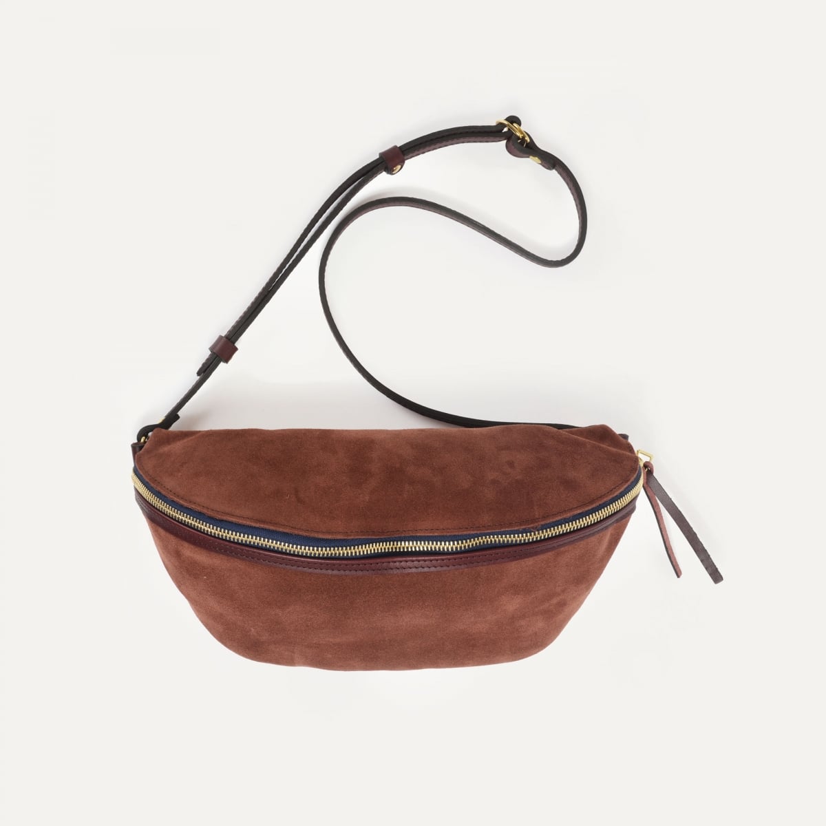 Bea Belt bag / Suede - Ruby brown (image n°3)