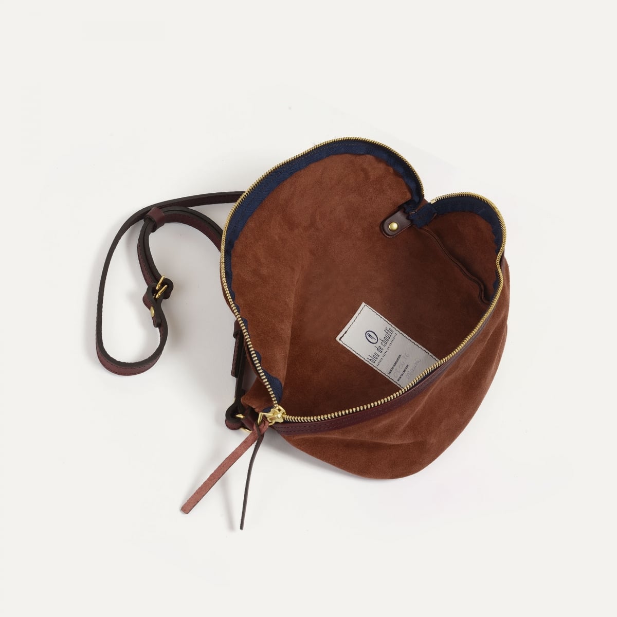 Bea Belt bag / Suede - Ruby brown (image n°5)