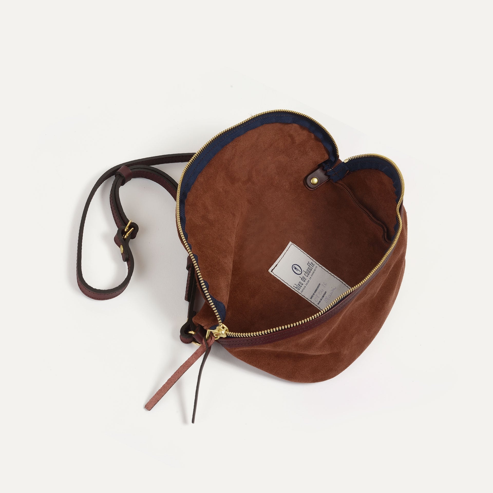 Bea Belt bag / Suede - Ruby brown (image n°5)