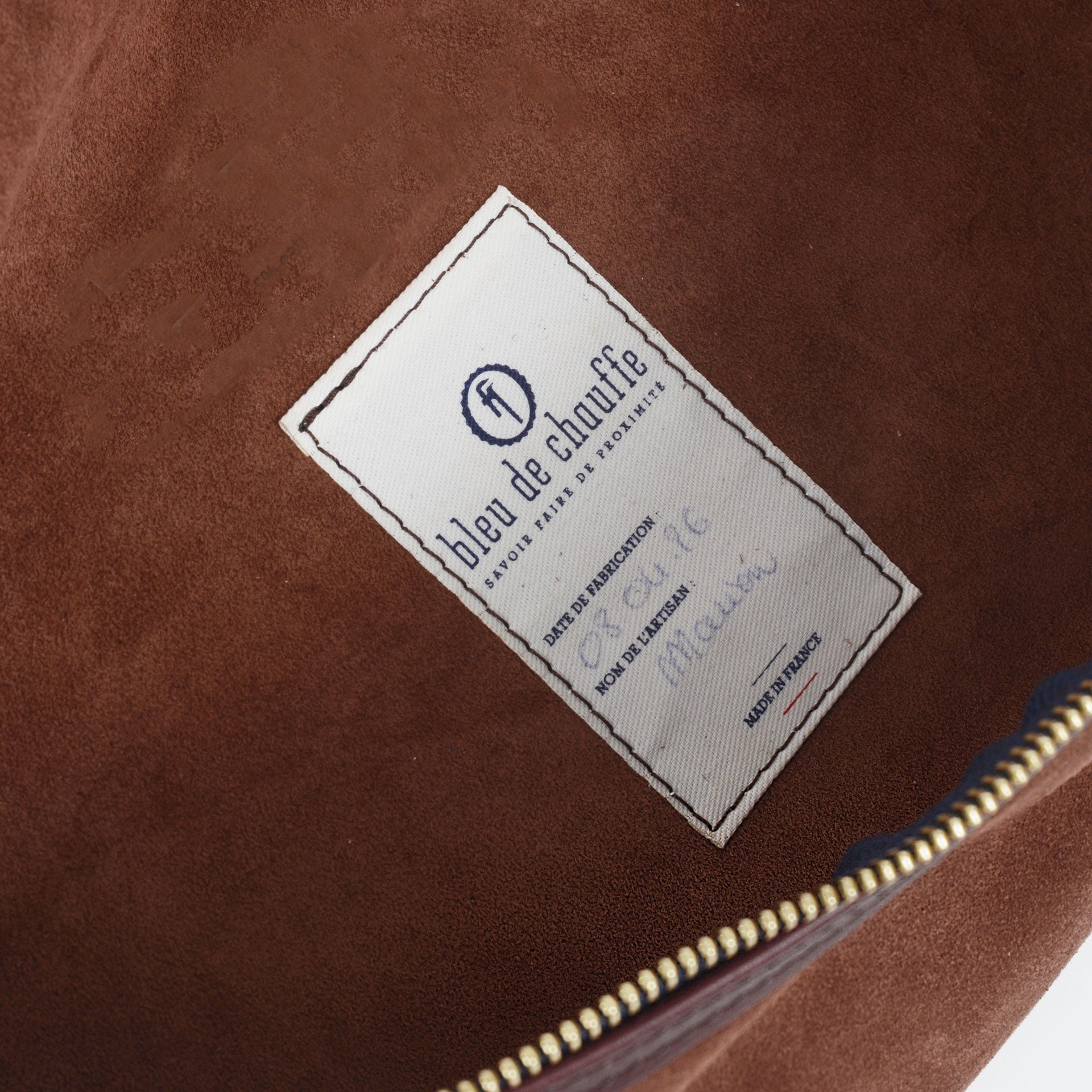 Bea Belt bag / Suede - Ruby brown (image n°8)