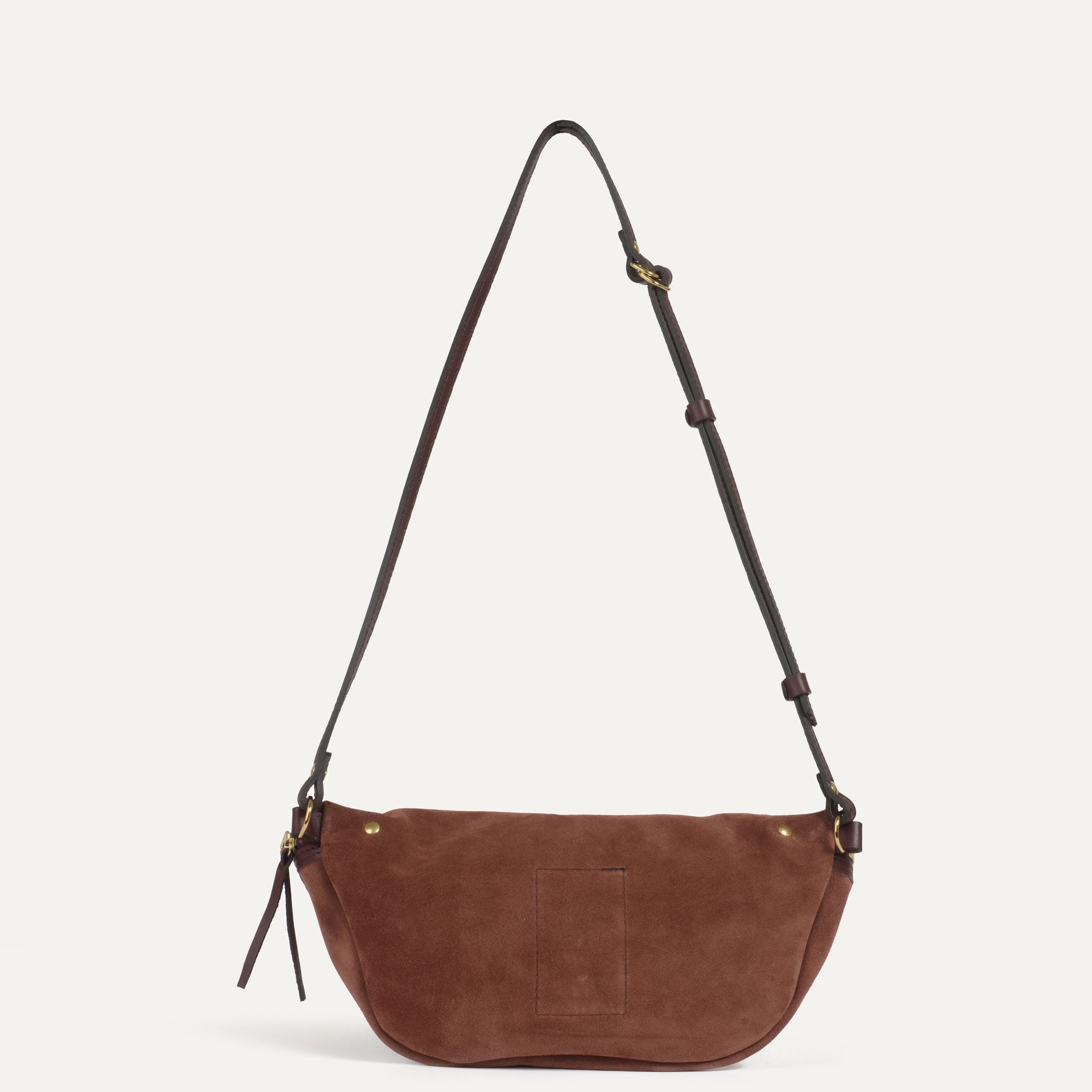 Bea Belt bag / Suede - Ruby brown (image n°2)