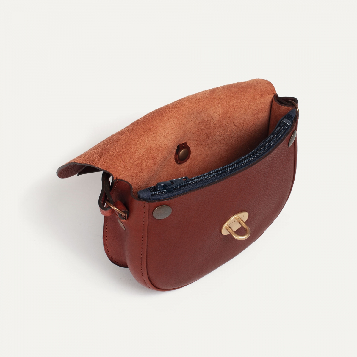 Mini sac postier Java - Rust/Cognac (image n°4)