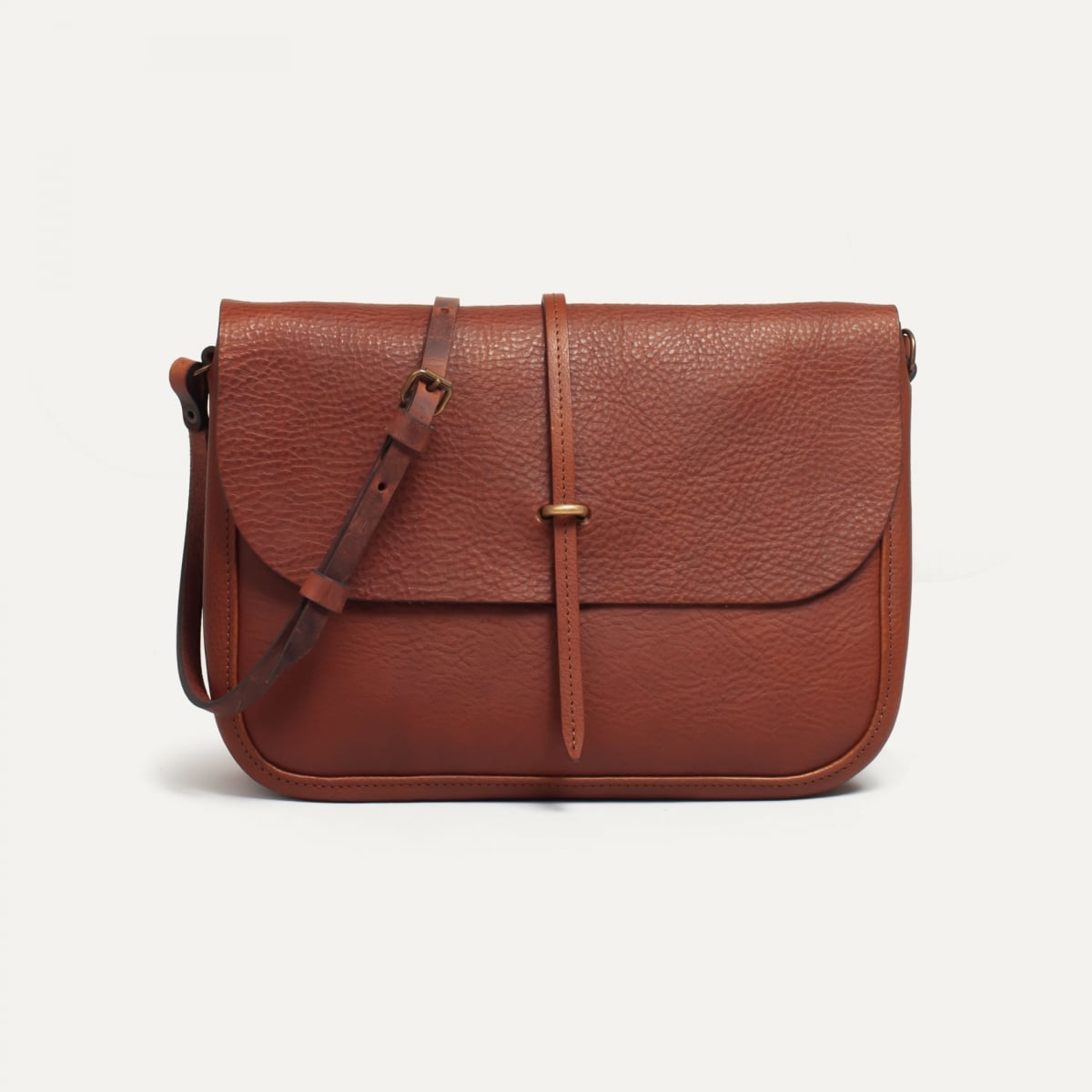Pastel postman bag / handbag - Rust (image n°1)