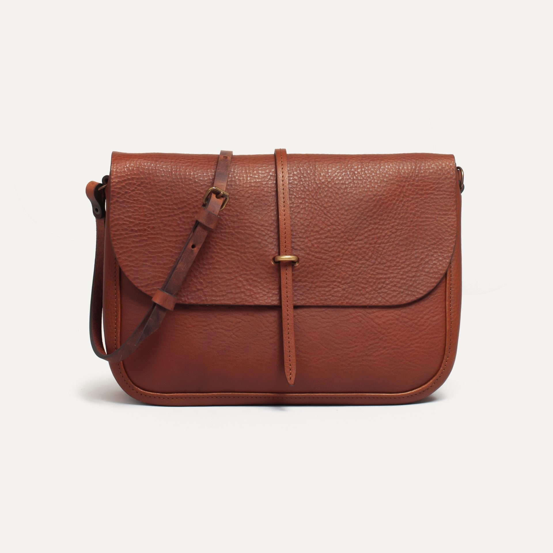 Pastel postman bag / handbag - Rust (image n°1)