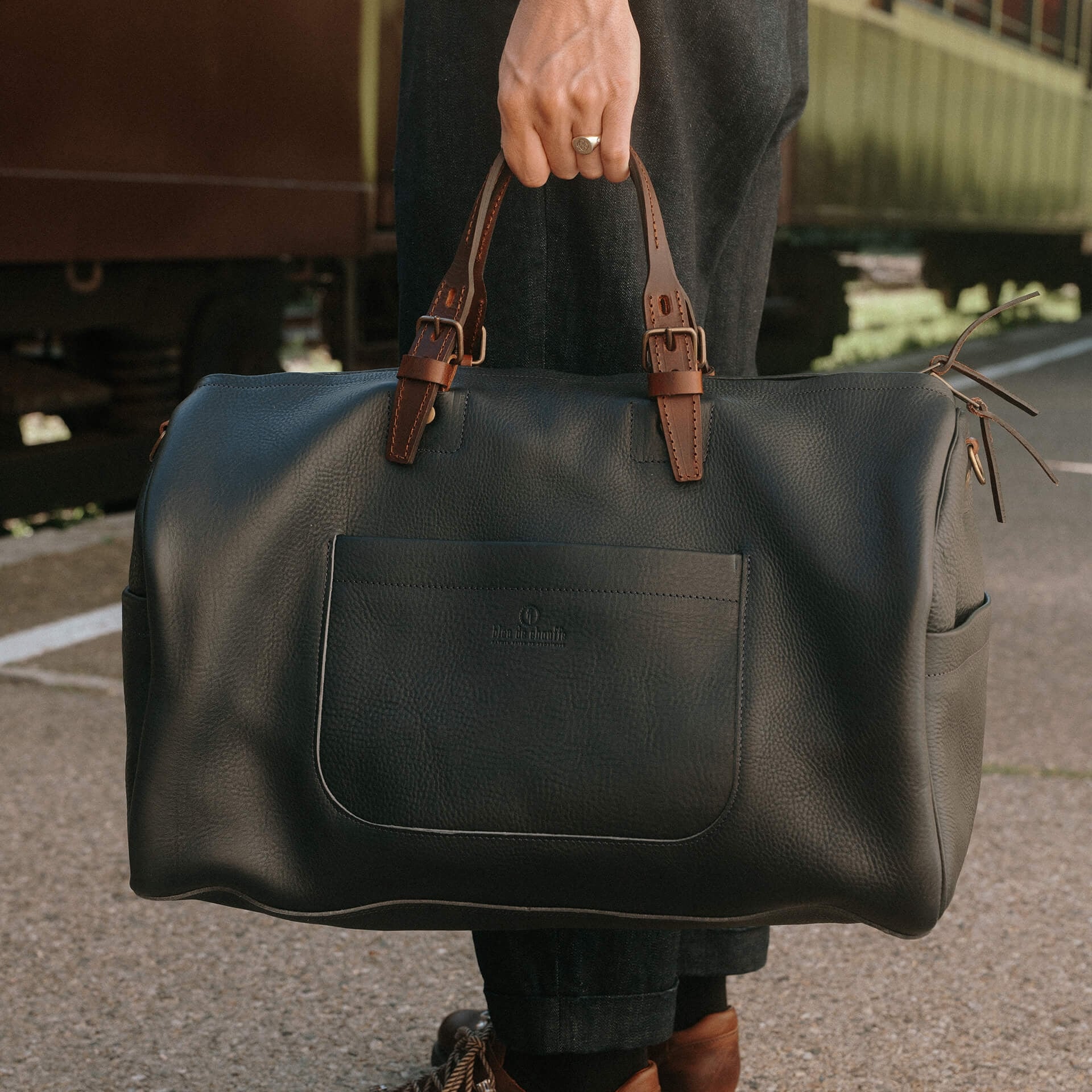 Hobo Travel bag - Dark Brown (image n°7)