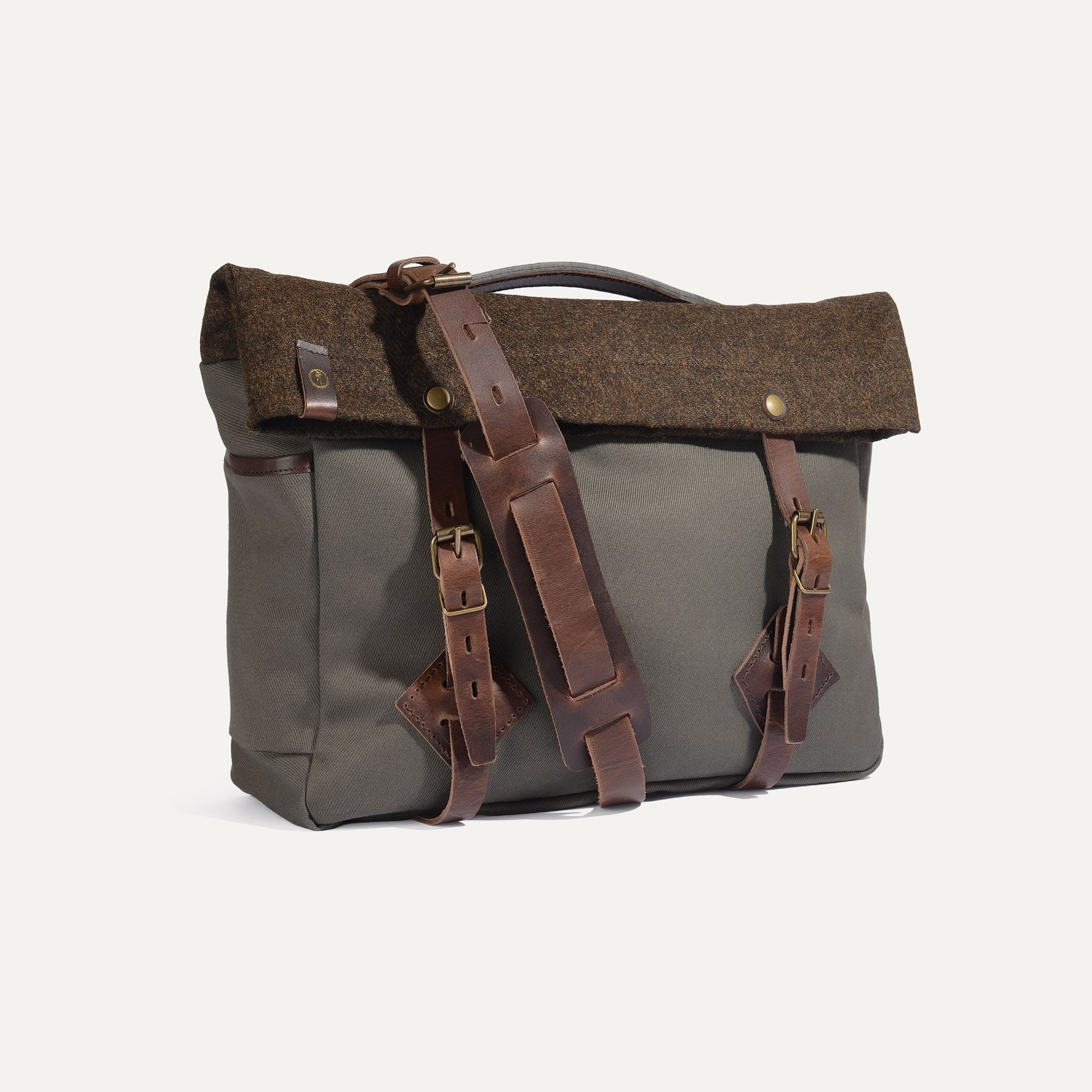 Musette Gaston - Caqui BM Tweed (imagen n.º 2)