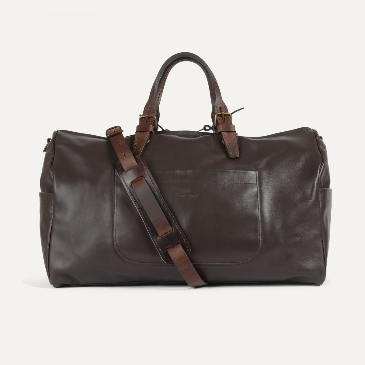 Bolso de viaje Hobo liso - Marrón (imagen n.º 1)
