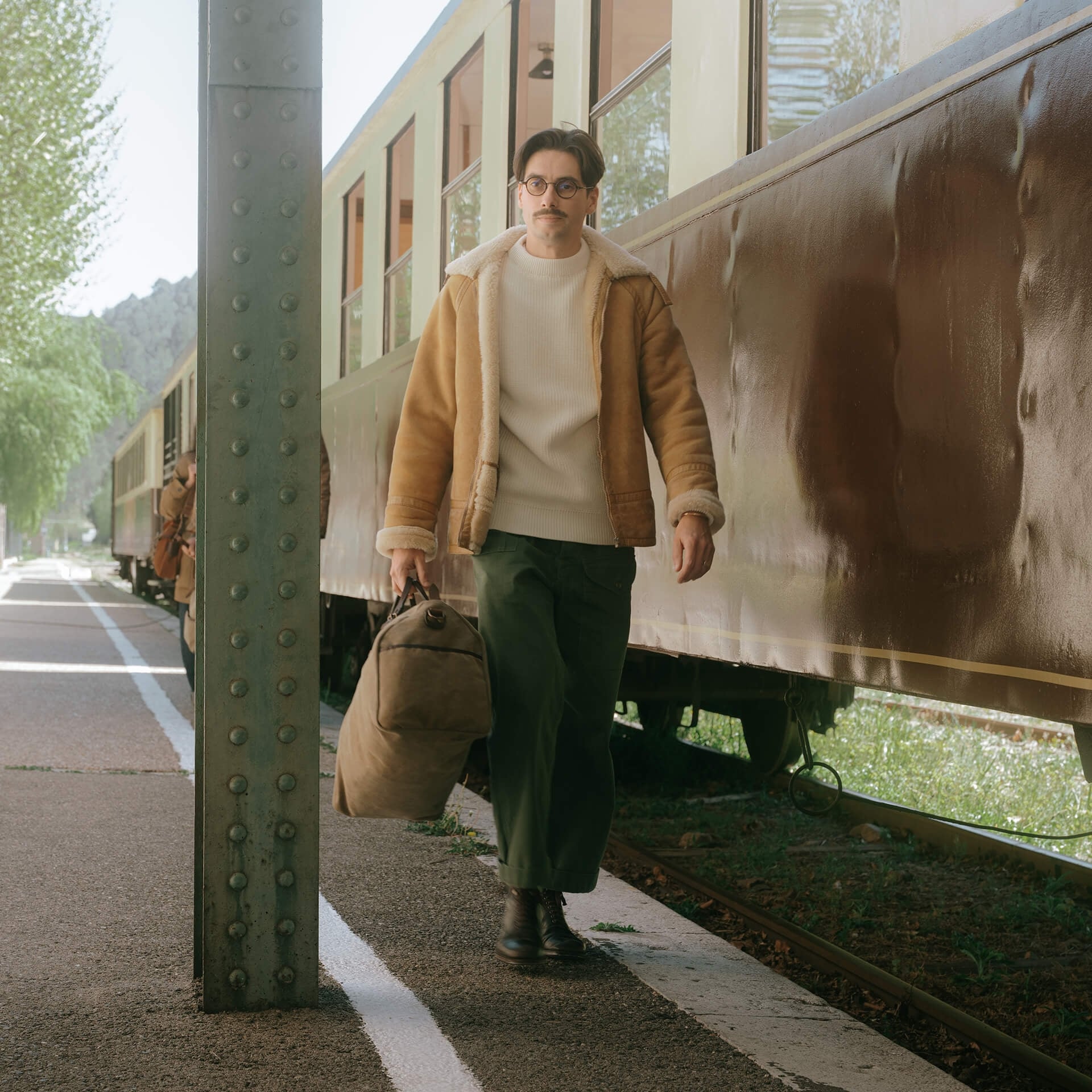 Hobo Travel Bag - Khaki US Stonewashed (image n°7)