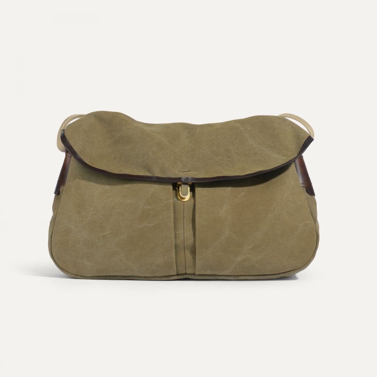 Léon messenger bag - Khaki US Stonewahed (image n°1)