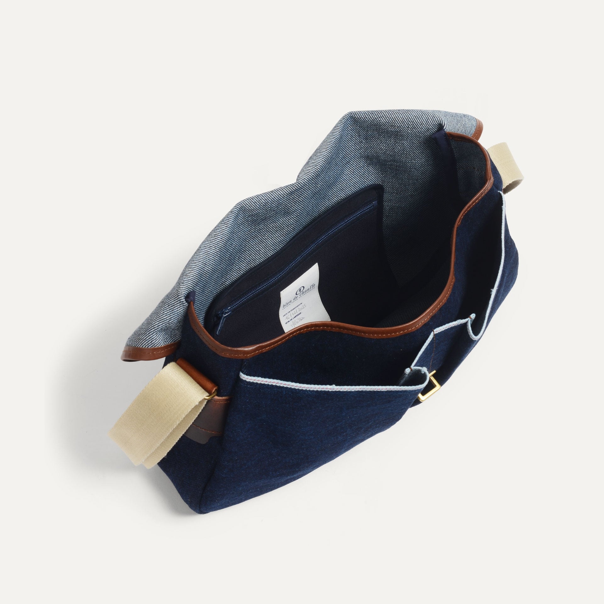 Sac besace Léon - Denim (image n°4)