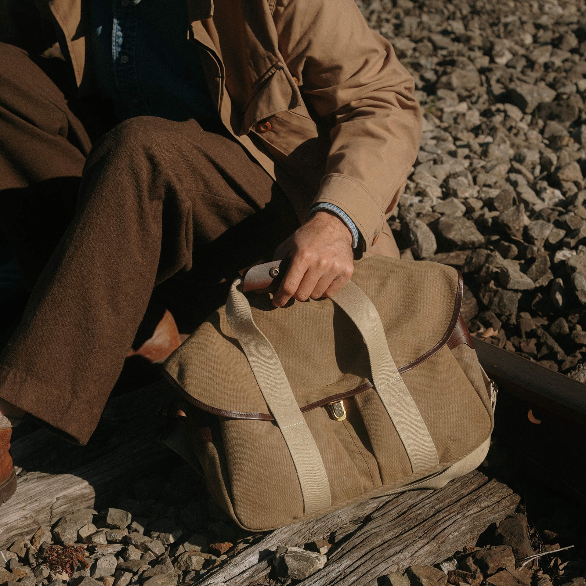 Musette Business bag - Khaki US Stonewashed (image n°7)