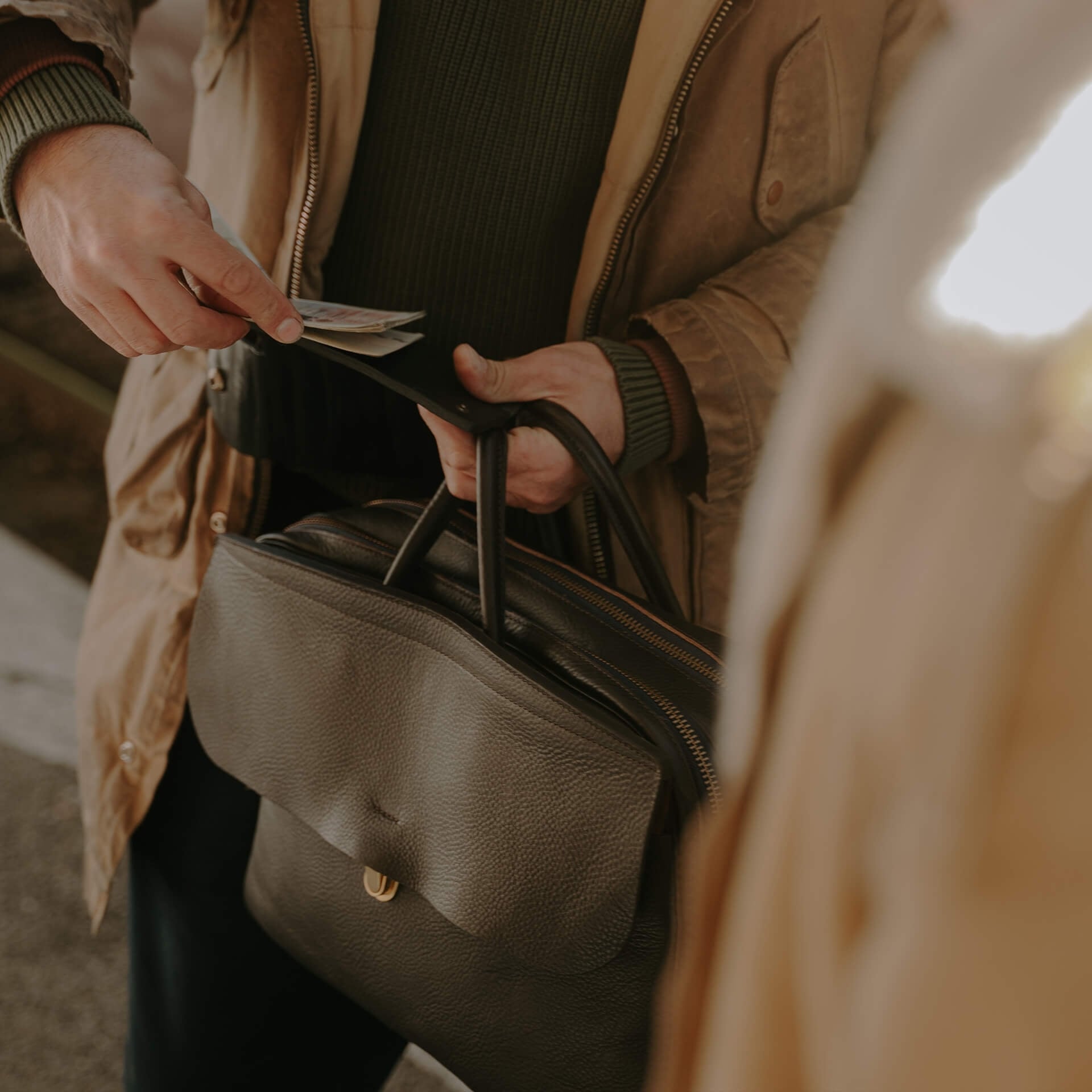 Sac Business Zeppo - Liscio  Marron (image n°4)