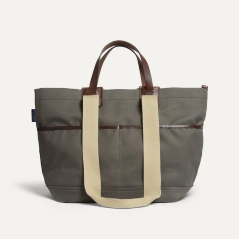Cabas business Méline - Kaki BM/Tweed
