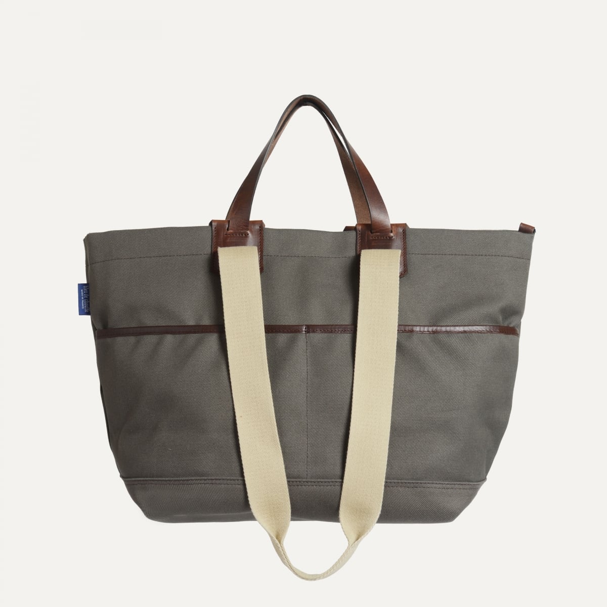 Cabas business Méline - Kaki BM/Tweed (image n°3)