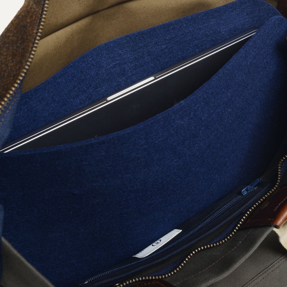 Cabas business Méline - Kaki BM/Tweed (image n°6)
