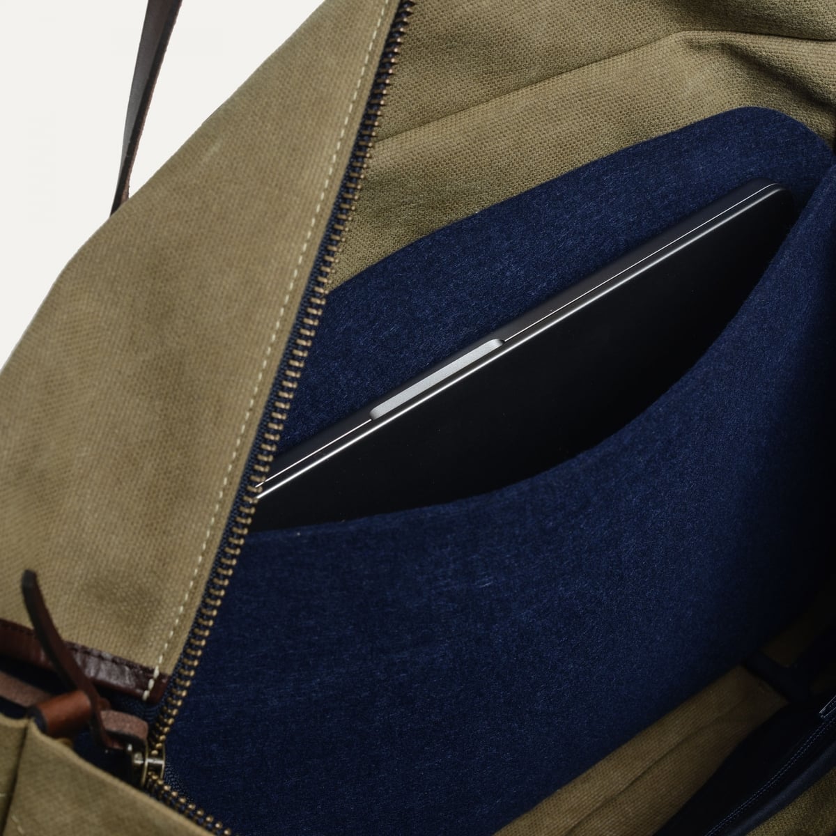 Meline Business Tote - Kaki US Stonewashed (image n°7)