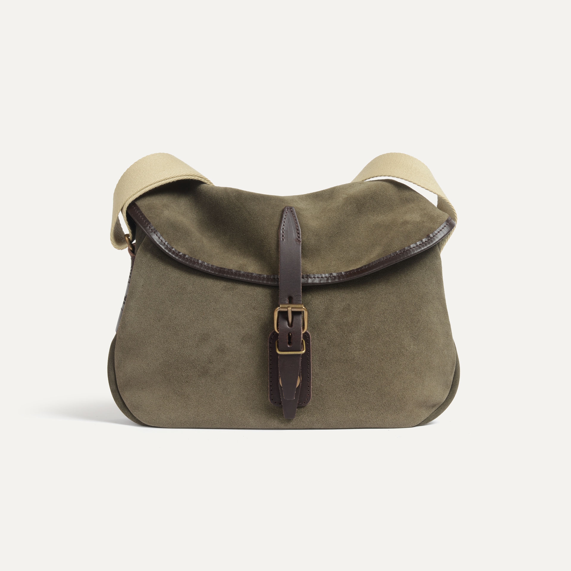 Musette du Pêcheur XS / Cuir Velours - Musk (image n°1)