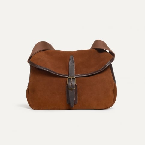 Musette XS Fisherman's bag / Suede - Fawn Brown