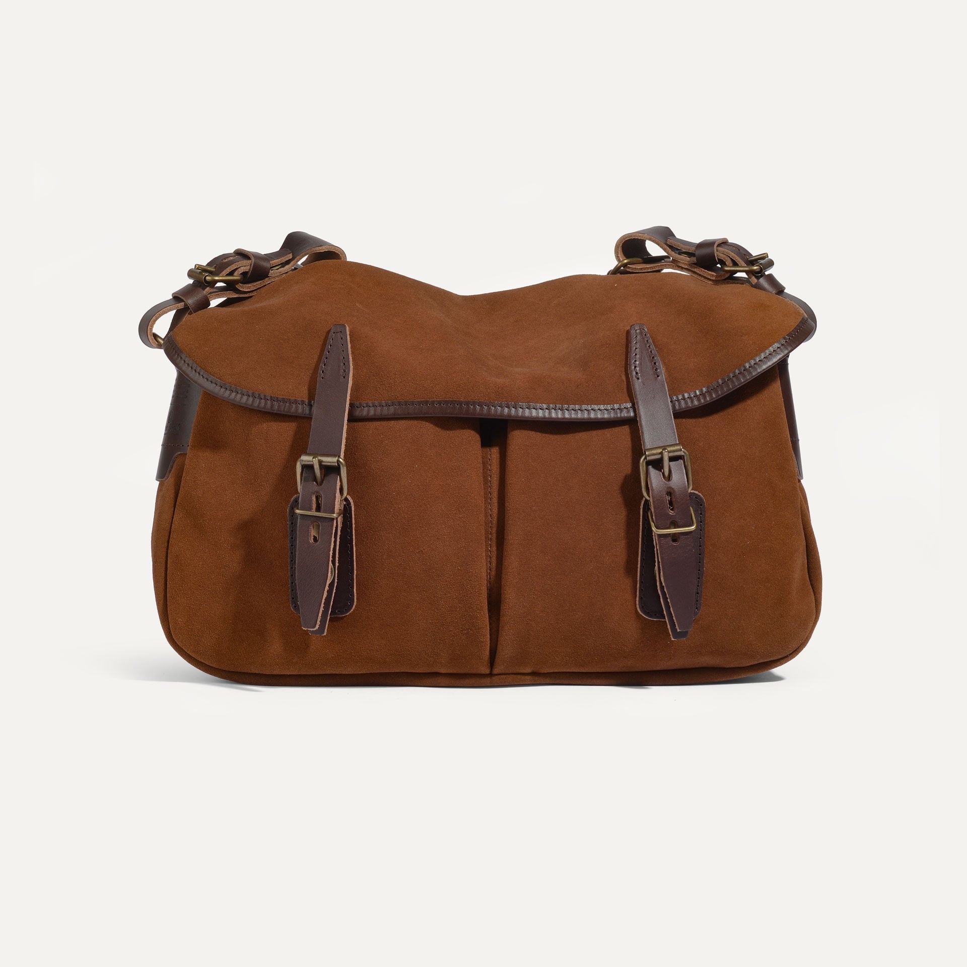 Musette des Fischers S / Veloursleder - Lohbraun (image n°1)