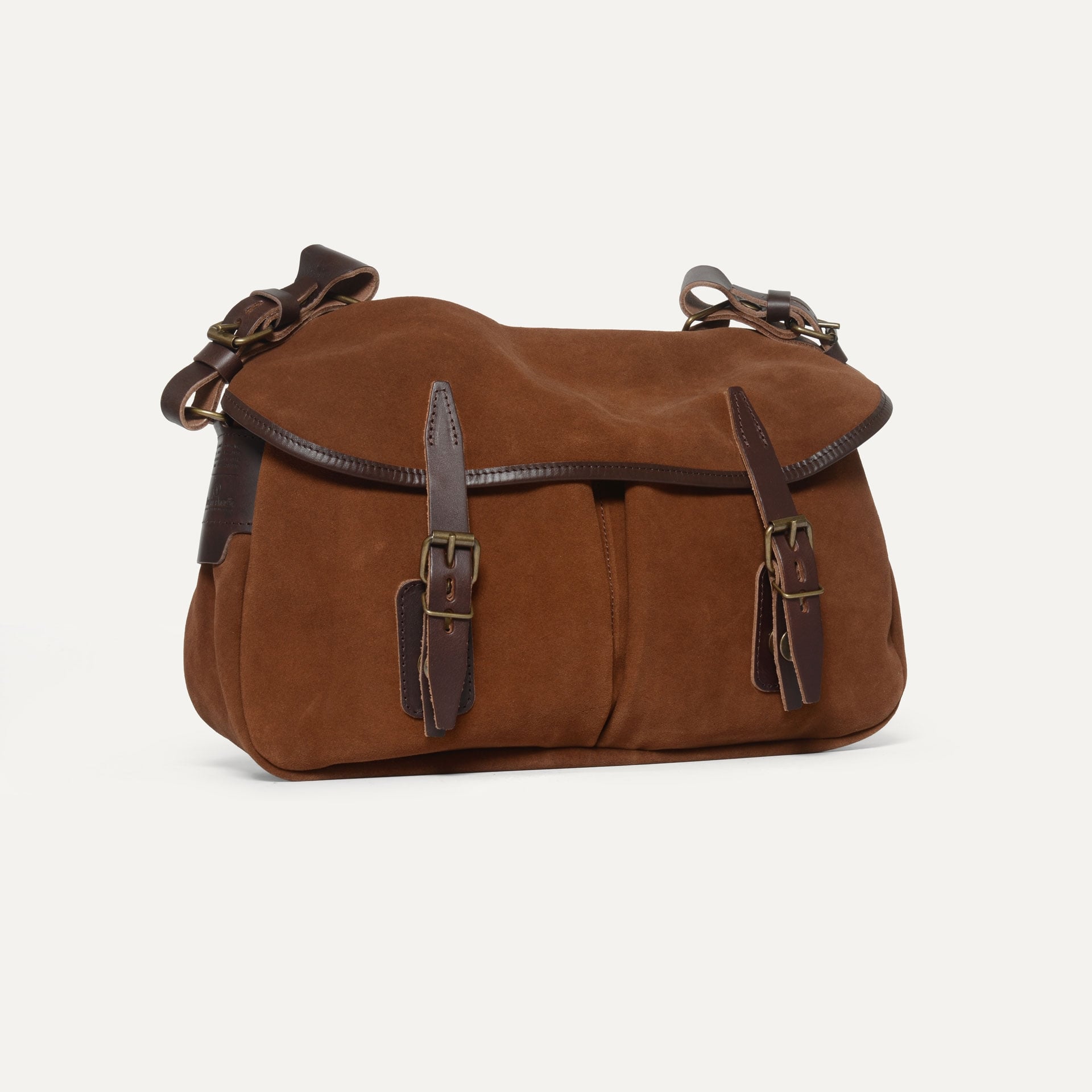 Musette des Fischers S / Veloursleder - Lohbraun (image n°2)