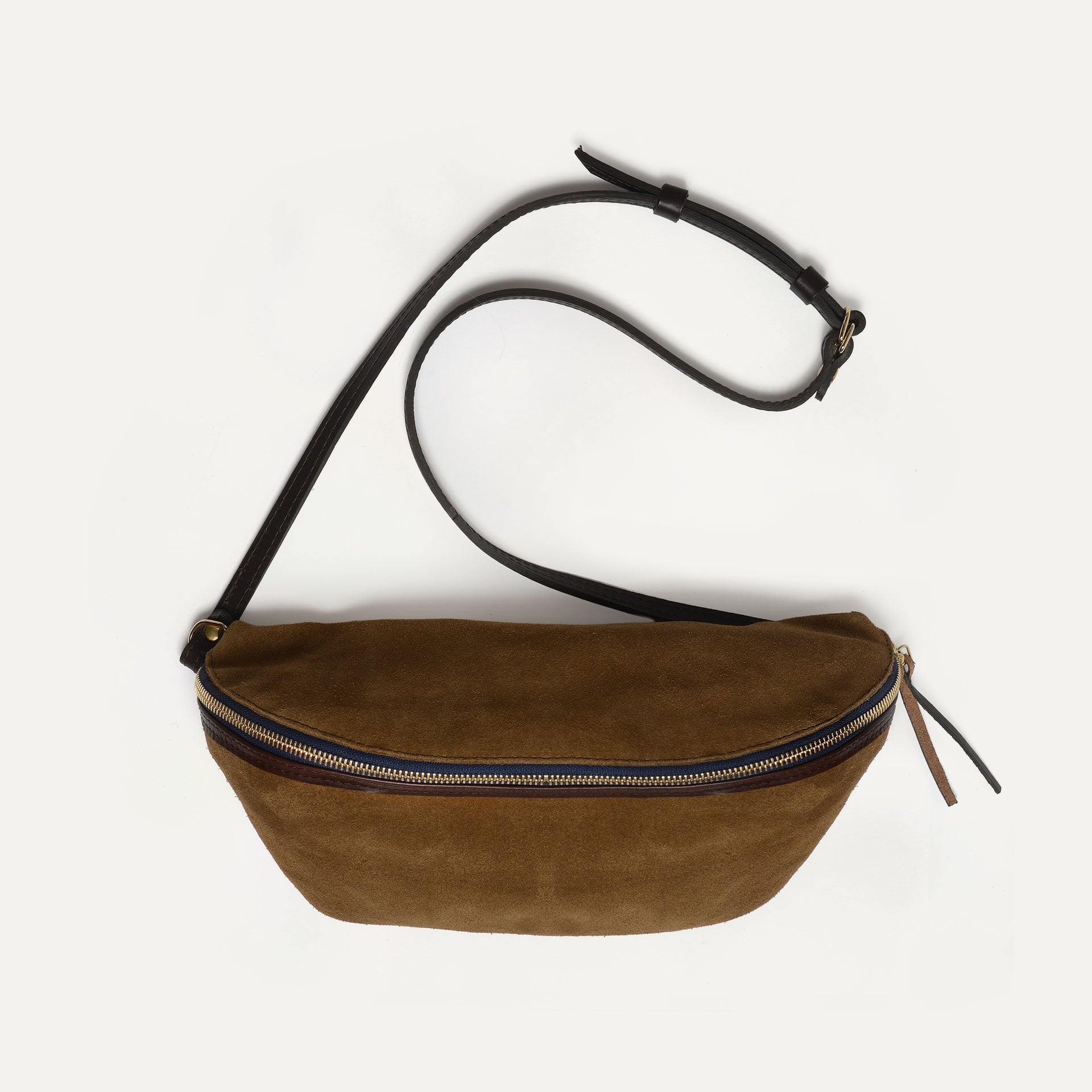 Bea Belt bag / Suede - Hazelnut Brown (image n°2)
