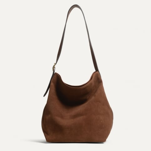 Bolso tipo cubo Sofia - Marrón claro